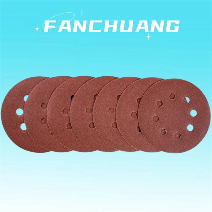 5'' 125mm Self Adhesive Sanding Discs，8Hholes