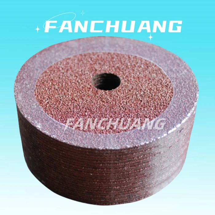 Center Hole Aluminum Oxide Resin Fiber Disc