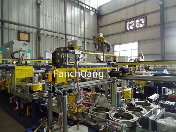 Doube-press Head Automatic Grinding Disc Forming Machine