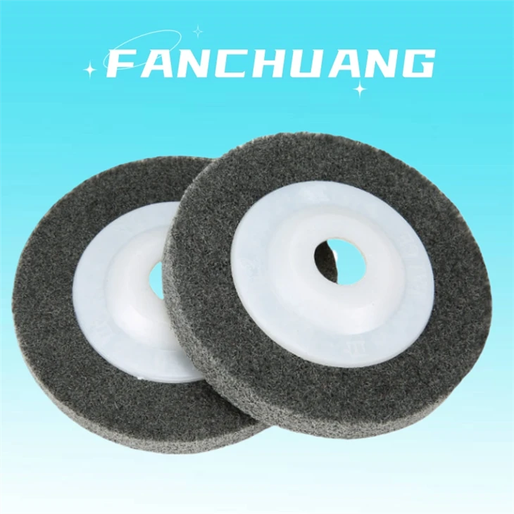 Nylon Fiber Polishing Wheel Non-woven Abrasive Metal Grinding Disc