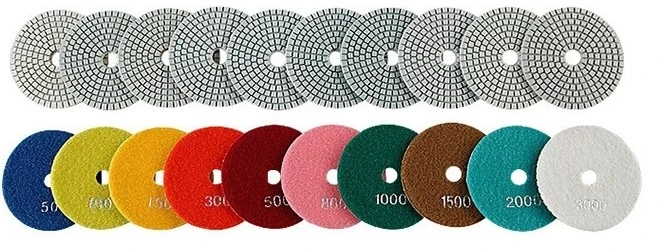 MESH OF DIAMOND WET POLISHING PAD