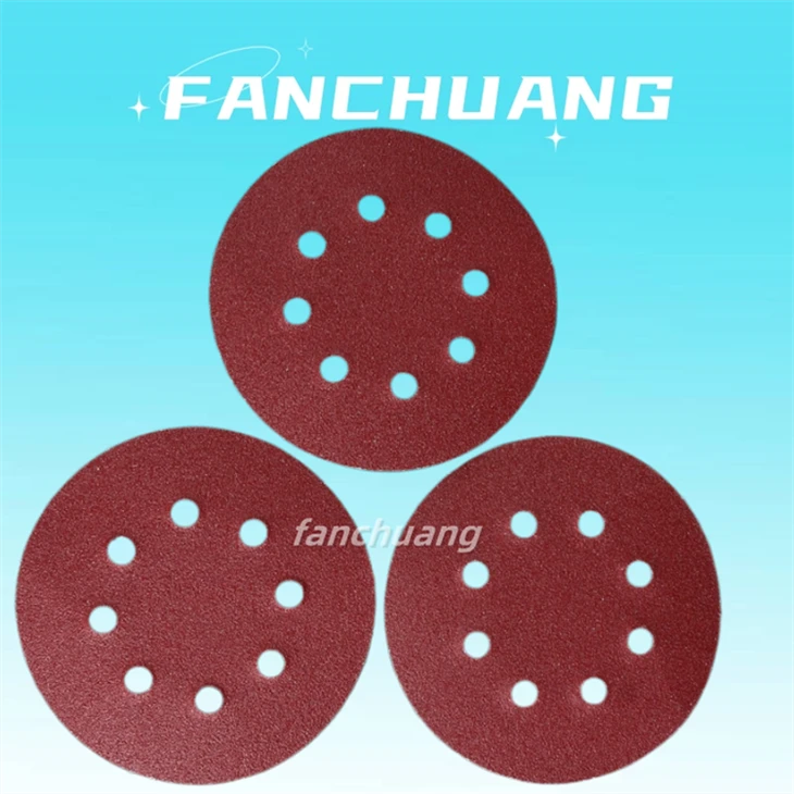 8 Holes Velcro Abrasive Sanding Disc